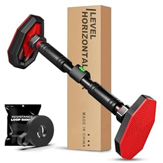 Vyranut Pull Up Bar for Door Frame – Adjustable 65–100cm No-Screw Installation – With Level Indicator, Gear-Lock System & Spring Stabilisers – Home Gym Strength Training