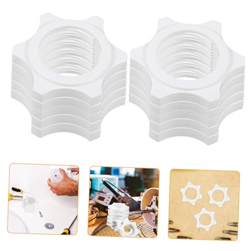 NUOBESTY 10 Piezas Tuercas Ventilador Eléctrico Reemplazo de Accesorios de Ventilador Tuercas de Plástico Ventiladores Partes Uso Doméstico