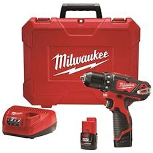 MILWAUKEE ELECTRIC TOOL 2407-22 M12 3/8 Drill/Driver, 0.772" x 0.772" x 1.474"