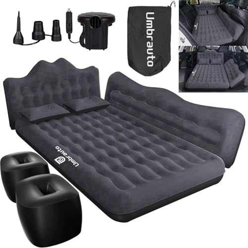 Umbrauto Car Air Mattress Backseat Inflatable Truck Back Seat Camping Airbed ...