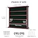 Hodeframe 25 Golf Ball Display Case Wall Mounted -Mahogany Golf Ball Holder with Green Velvet Backing, Anti-Fall Slots, No Assembly Needed for Golf Souvenirs & Collectibles