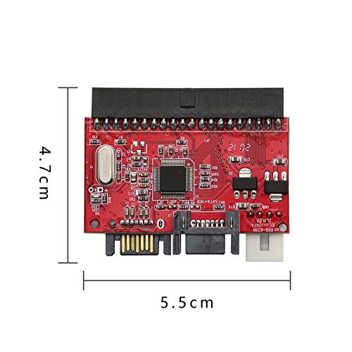 IDE to SATA Adapter, YAODHAOD Bidirectional Conversion SATA to IDE/IDE to SATA Interaction Converter Adapter Card for Driver 、Host、 Hard - Thumbnail 4