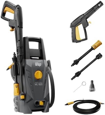 WAP Lavadora de Alta Pressão WL 1820 com Agulha Desobstruidora, 330L/h, Bico Ajustável, 1500psi 1400W 127V Menor preço em WAP Lavadora de Alta Pressão WL 1820 com Agulha Desobstruidora, 330L/h, Bico Ajustável, 1500psi 1400W 127V