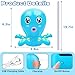Intoypad Water Table Pump, Octopus Battery Powered Water Pump for Water Table 3 Hours Non-Stop Fun Summer Outdoor Water Toys Outside Water Play Table Accessories for Toddlers Kids (Blue)