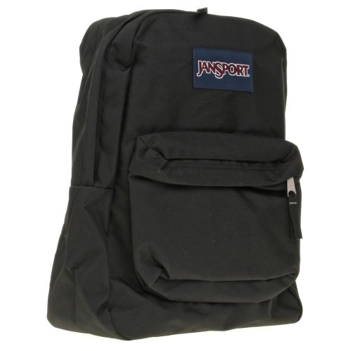 jansport superbreak one backpacks - durable lightweight bookbag with 1 main compartment front utility pocket with built-in organizer - premium backpack black
