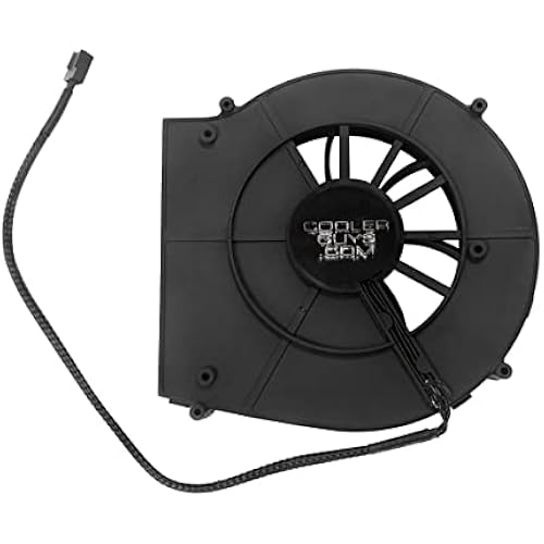 Coolerguys 120x25mm Rear Exhaust Blower Fan 12v with 3pin Connector