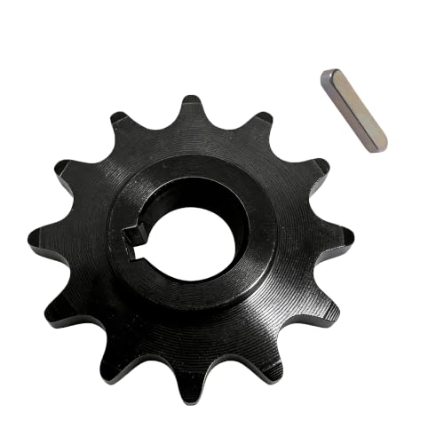 420 Sprocket 12 Tooth 5/8" Bore 3/16" Keyway for 20 30 Series Torque Converters CVT for Coleman KT196 CT200U BT200X CT200U-EX Mini Bike Go Kart #40/41/420 Chain Sprocket 12T