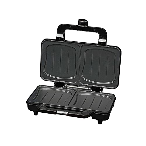 TZS First Austria Sandwichmaker, 900 W, Kontaktgrill für XXL- Sandwiches, edler Edelstahlverblendung… – Bild 3