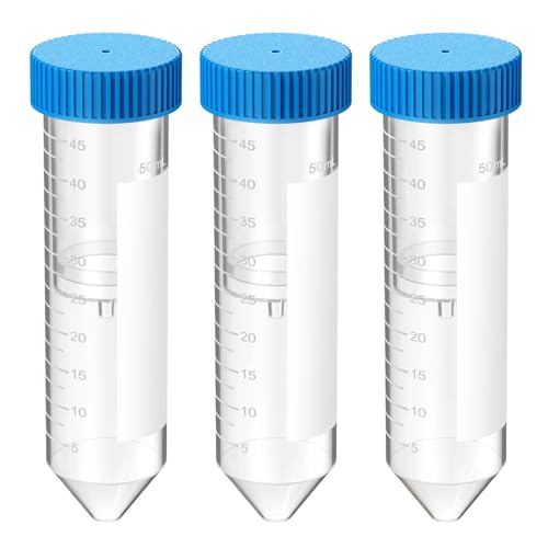 3pcs Spin Columns Silica Spin Tube Kit,High Speed Plasmid Column & Collection Tube with 8 Layers Membrane for Lab,50 ml,