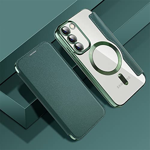 Housse cuir Samsung Galaxy S23 Ultra chargement sans fil