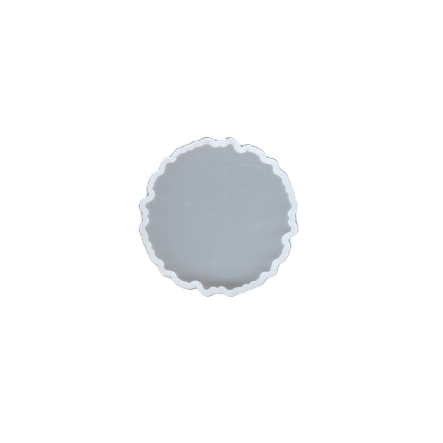 BanteyBanatey® Round Agate Design Mould| Resin Art Silicone Casting Mould | Epoxy Mold | Silicon Jewellery Moulds| DIY Coaster Mold Agate 2" (Pack of 1, White)-image-7