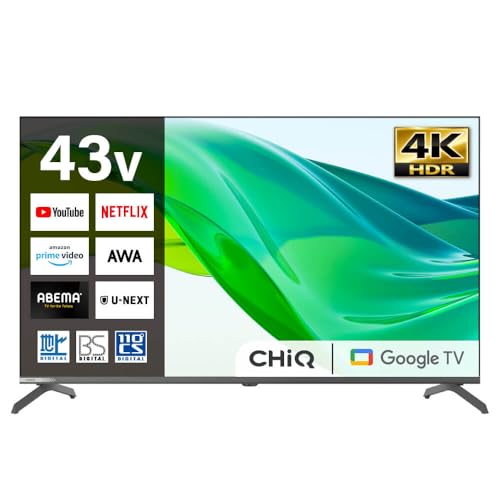 Amazon | スマートテレビ 43型 Googleテレビ 43インチ HDR対応