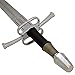 Medieval Warrior Handmade Handforged 15th Century Tempered Full Tang The longsword with Leather Scabbard