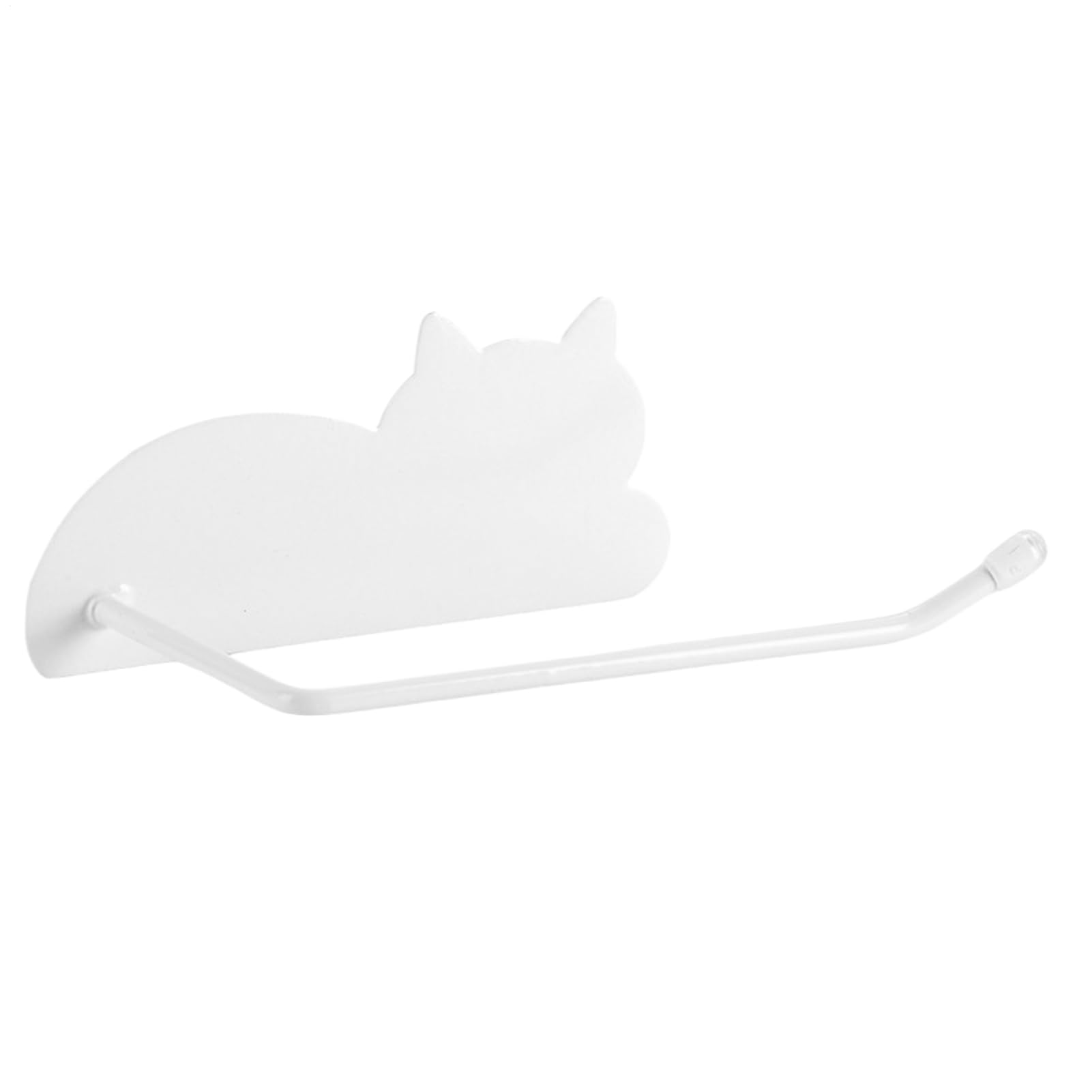 Porta Rotoli Di Carta | Portarotoli per Asciugamani di Carta,Mensola Appendibile Con Design Gatto Per Casa Viaggio Frigorifero Fattoria