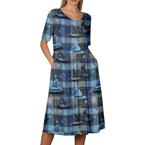 Robe citrouille confortable style décontracté pour fête Halloween - 5