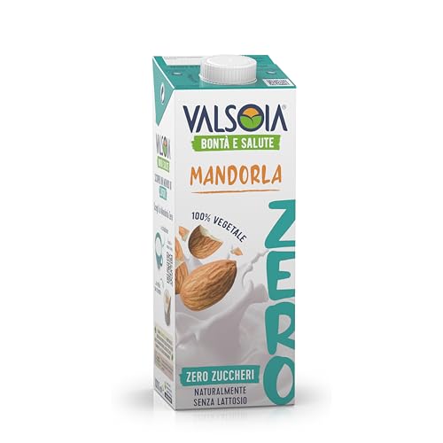 Valsoia, Liquido, Bevanda Mandorla gluten free, Zero Zuccheri, 1L