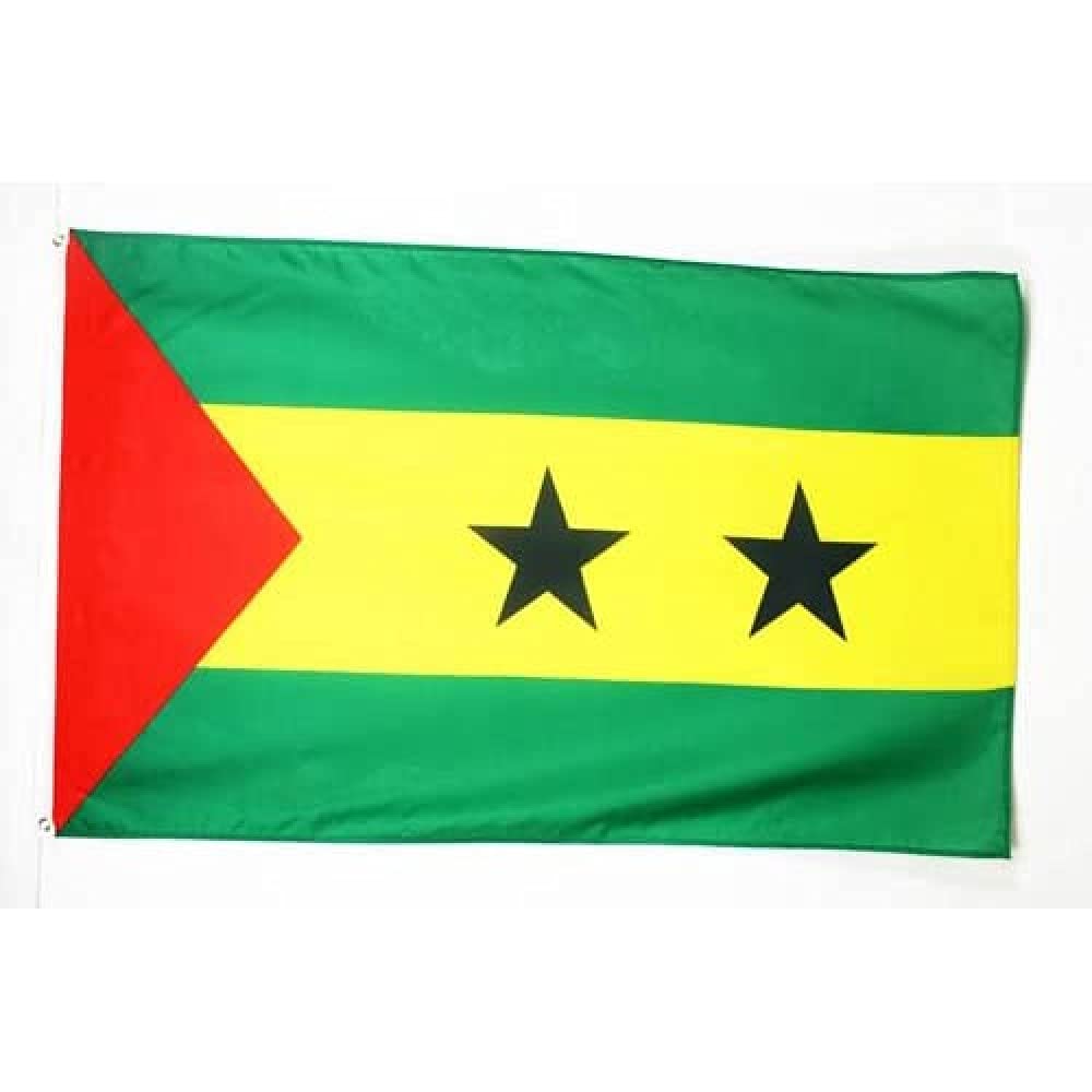 BANDIERA SÃO TOMÉ E PRÍNCIPE 90x60cm - BANDIERA AFRICANA 60 x 90 cm - AZ FLAG