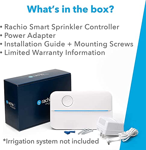 Rachio 3 3Rd Generation: Smart, 4 Zone Sprinkler Controller, Compatible With Alexa (4Zulw-C) #TOP4