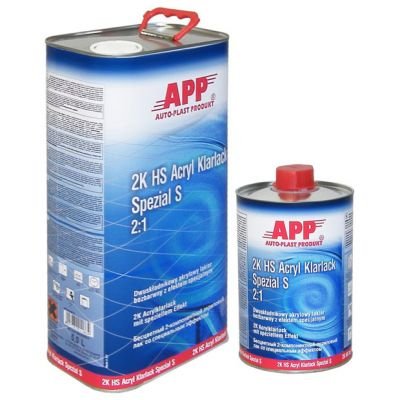 APP 2K HS ACRYL KLARLACK SPEZIAL S ( Kratzfest 2:1 ) 5 Liter 020110