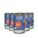 CocoGoods Co Single-Origin Organic Coconut Milk 13.5 fl. oz - Gluten-free, Non-GMO, Vegan, & Dairy-free, 6 pack