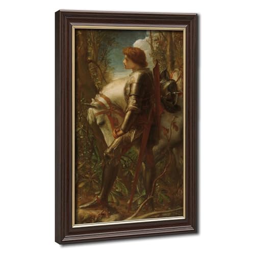 Sir Galahad Watts toile décoration murale pour habiller un petit mur cadre suspendu inclus