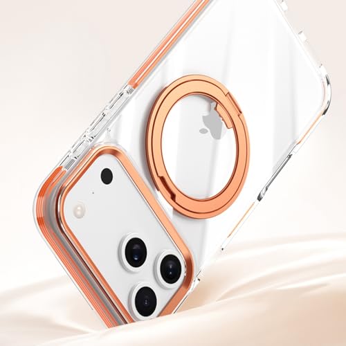 Coque iPhone 15 Pro Max rigide noire anti-choc et anti-rayures avec support caché - 3