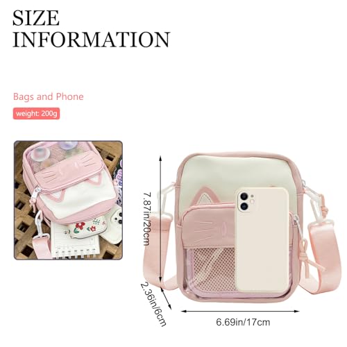 Ita Bag Crossbody Small Pin Bags with Insert Cute Anime Shoulder Purse3