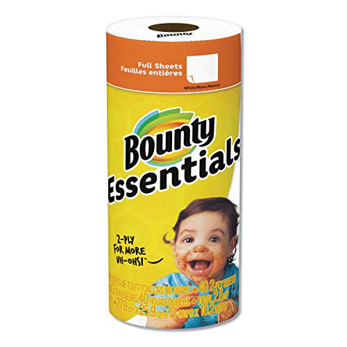 Image of Bounty 2847069 Full Sheet Kitchen Rolls Paper Towels 2-Ply 40 Sheets /Roll