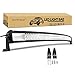 SKYWORLD Barras de luz LED curvadas, 52 pulgadas 132.08 cm 675W Combinación de inundación puntual de triple fila Viga Luz de niebla de conducción todoterreno para camión todoterreno 4WD ATV 4x4