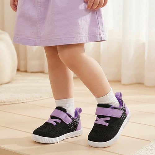 Image of MORENDL Toddler Sneakers Baby Boys & Girls Barefoot Shoes Lightweight Breathable Walking Running Tennis Athletic Sport Shoes