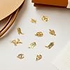 Wtrgas 60pcs Bulk Vintage Antique Gold Western Cowboy Cowgirl Making Charms, Horse Boot Hat Cactus and Pendants for Necklace Bracelet Beads Earrings DIY Jewelry Crafting supplies, 15 Style, 4 Each #2