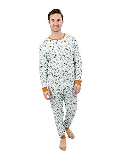 Leveret Mens Pajamas 2 Piece Pajamas 100% Cotton Christmas styles (Size X-Small-XX-Large) Added Plus Sizes