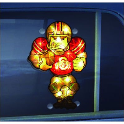 Georgia Bulldogs - Reproductor de ventana de coche iluminado