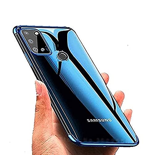 Image of MOBITUSSION Sleek Anti Slip Camera Protection Soft Transparent TPU Back Cover case for Samsung M31s
