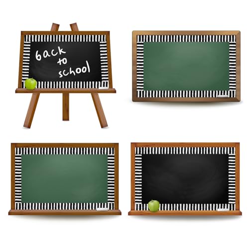 Image of Whaline 32.8 Ft Bulletin Board Borders Black White Dot Stripe Die-Cut Rolled Border Trim for Back to School Classroom Office Chalkboard Decoration