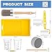 LemonRoad 18 Pieces Paint Brush and Roller Set, Painting Supplies for Cabinet Furniture, with Sponge, Tray Liner, Cup and Mixing Stick, Tools to Finish All in One Paint(2 Inch,Essential Sponge Set)