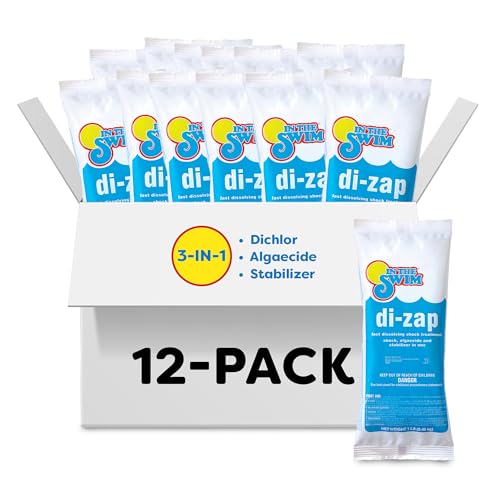 Image of In The Swim Premium 3-in-1 Pool Shock - Di-Zap - 12 x 1 Pound Bags