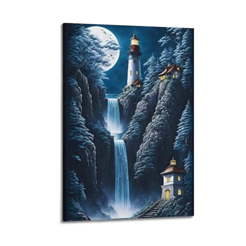 Poster cascade Silver Dream Falls pour habiller un mur de chambre