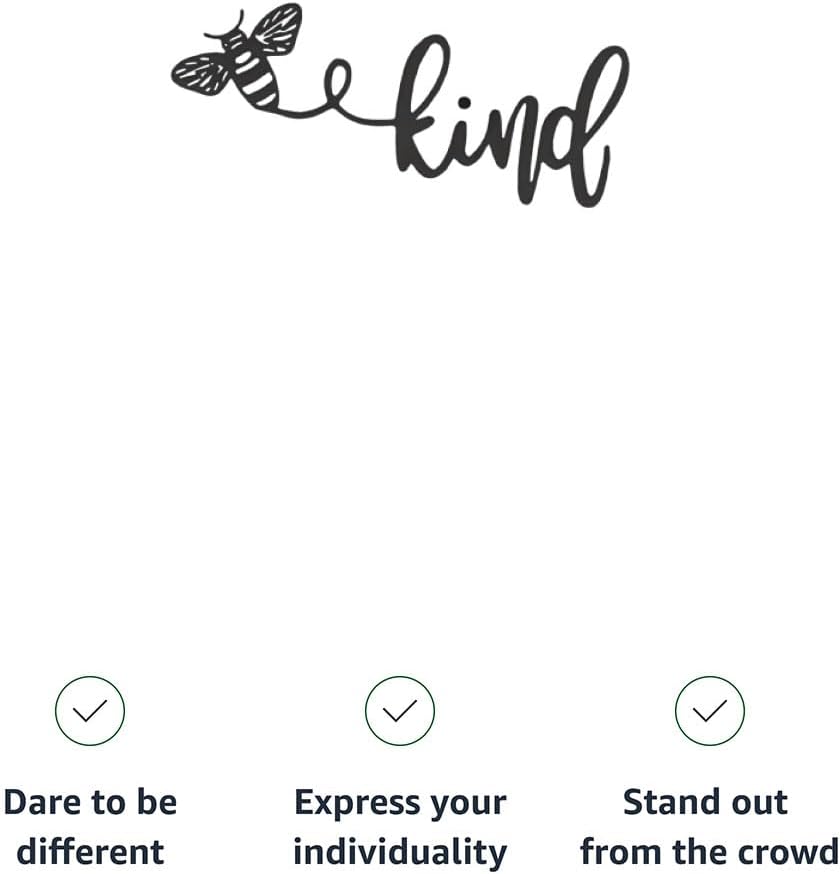 Bee Kind Kids' T-Shirt - Be Kind Print Clothing - Cute Girl Gift