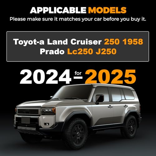 Image of Mud Flaps Mudguard for 2024 2025 To-y-0t-a Land Cruiser 250 1958 Prado Lc250 J250 Cover Fender Mudflaps Wing Splash Guards Mud Flaps