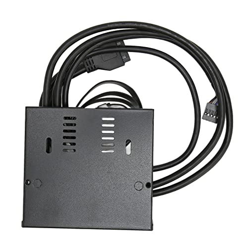 Hub USB 3.2 del Panel Frontal Yinhing de 10 Gbps con Lector de Disquete y 2 Puertos 3.0 3