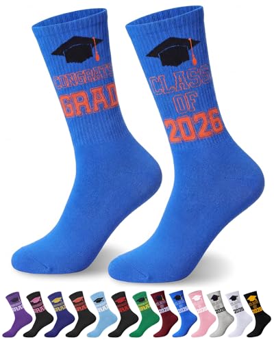 Geyoga Novelty Graduation Gifts Socks Unisex Crew Socks College Graduation Gifts Men Women for Him...