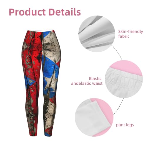 Leggings de Puerto Rico para mujer mallas diarias para senderismo 6