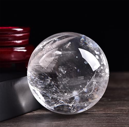 Boule de cristal avec support en quartz clair a offrir pour harmoniser une maison - 7