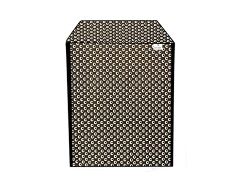 Image of Front Load Fully Automatic Washing Machine Cover for 8.5kg to 10kg | Waterproof & Dustproof Polyester Cover with Zip Closure | Suitable with Samsung, IFB, LG, Bosch & More (67 x 67 x 87 cm)
