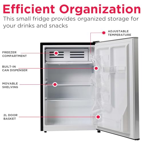 Image of Frigidaire EFR285-6COM, 2.5 cu ft Refrigerator, Stainless Steel Door, Platinum Series