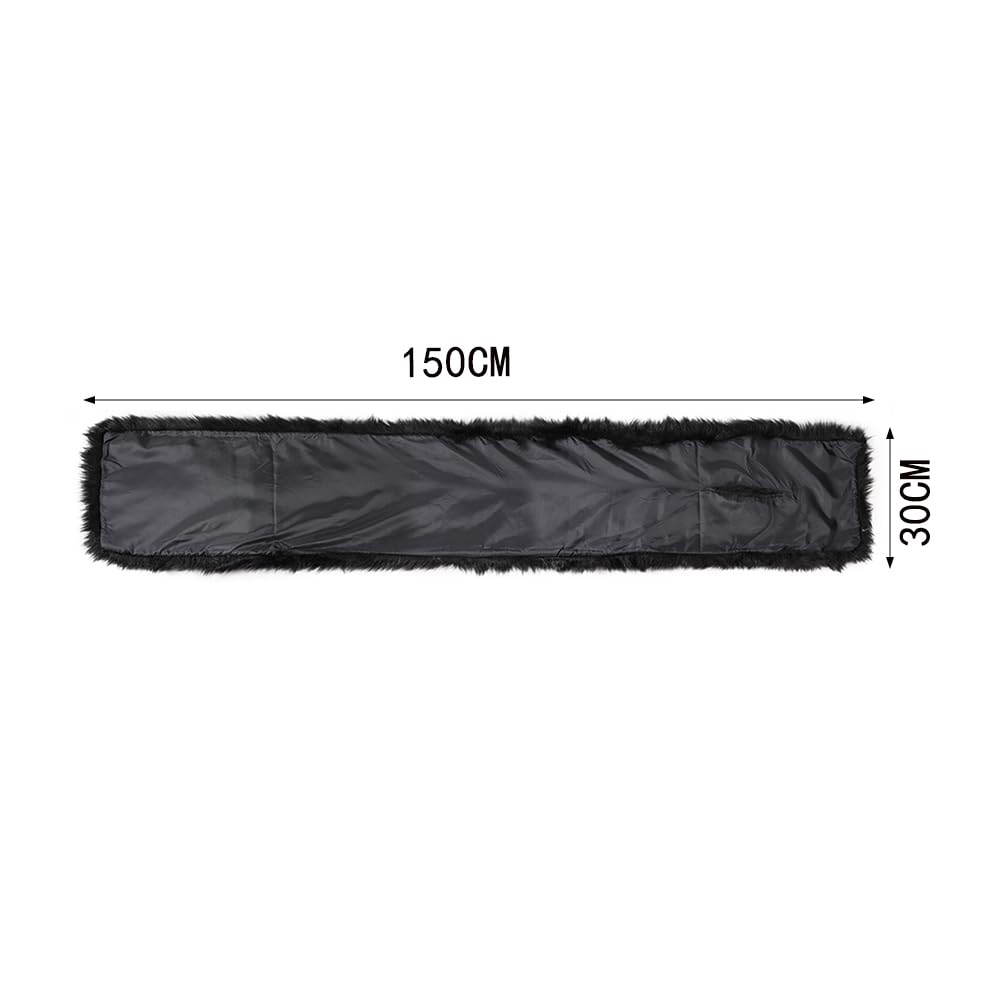 Châle Étole Long en Fausse Fourrure Élégant pour Femme Châle Mariage sans Manche pour Hiver Cape Veste Femme pour Mariage Soirée Cérémonie Cape Chaude pour Mariée et Demoiselles d’Honneur
