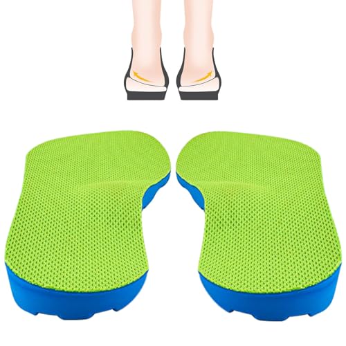 YMXWAN Inserti di Supporto dell'Arco,Solette per Supinazione,Solette Ortotiche per Fascite Plantare per Rettificare Piedi Piatti,Gambe Tipo X,Gambe dell'Arco,Pronazione di Sollievo