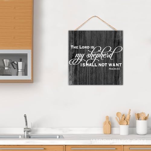 Cuadro de madera con versículo bíblico para decorar el salón o dormitorio 6