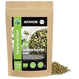 Alpi Nature Pimiento Verde Orgánico en Grano 125g, Granos de Pimiento Verde Enteras para Cocinar